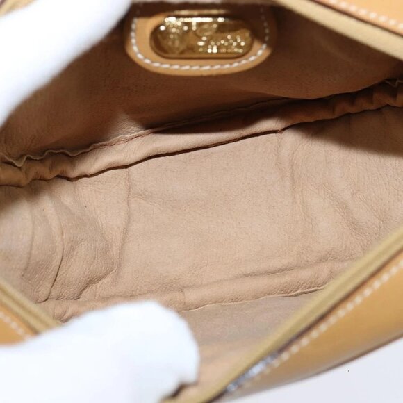 GUCCI Micro GG Supreme Shoulder Bag PVC Beige Gold - Picture 12 of 16